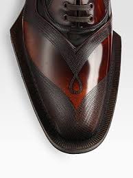Prada Spazzolato Embroidered Lace Up Dress Shoes Men Men S Shoes Dress Shoes