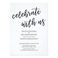 Celebrate With Us Casual Modern Wedding Party Invitation Zazzle Com Wedding Party Invites Wedding Party Cards Wedding Reception Invitations