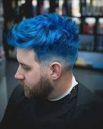 1 078 Likes 6 Comments Barbeiro Moderno Barbeiromoderno On Instagram Andrewdoeshair Barbearia Short Blue Hair Mens Hair Colour Men Hair Color