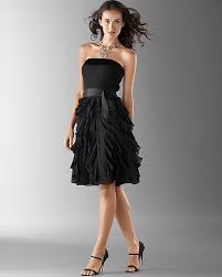 Little Black Dress A Girls Must Have Chiffon Ruffle Dress Cocktail Dress Maternity Black Tube Dress