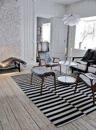 Living Room Ikea Black And White Rug Ikea Stockholm Rug House Of Philia Scandinavian Furniture Home