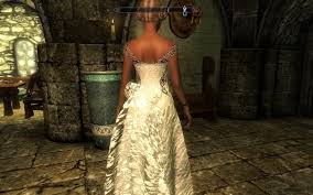 Skyrim Wedding Dress Mod Backless Dress Formal Mod Dress Wedding Dresses