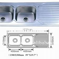 Standard Double Bowl Kitchen Sink Size Double Kitchen Sink Kitchen Sink Sizes Sink