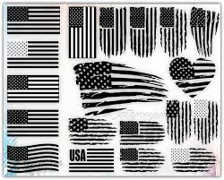 Black American Flag Vector Pin On Stuff To Buy