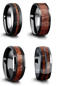 Mens Wooden Wedding Ring Collection Black Wood Rings Wooden Wedding Ring Wooden Wedding Bands Wood Wedding Ring