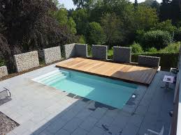 Pooldeck Terrasse Die Begehbare Schwimmbadabdeckung Schwimmbadabdeckungen Garten Kleiner Pool Design