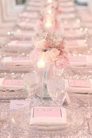 Light Pink Sparkly Wedding Reception Modwedding Pink Wedding Receptions Pink Wedding Theme Wedding Table Pink