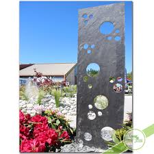 Ardoise Bulles Jardin Contemporain Idee Deco Jardin Deco Jardin