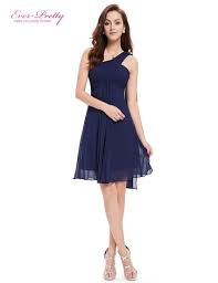 Clearance Sale Cocktail Dresses Ever Pretty He03537 One Shoulder Ruffles Elegant Bridesmaid Dresses Empire Waist Bridesmaid Dresses Cocktail Evening Dresses