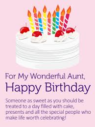 Sweetest Birthday Message For Her Yummy Birthday Cake Card For Aunt Birthday Greeting Cards By Davia Birthday Wishes For Aunt Aunt Birthday Birthday Card For Aunt
