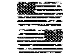 Black American Flag Vector Distressed Flag Vinyl Decal Pair Car Decal Accessories For Etsy In 2020 Vinyl Decals American Flag Decal Distressed Flag