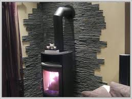 Wand Hinter Kaminofen Gestalten Home Design Ideen Kaminofen Kamin Wand Wandverkleidung Stein