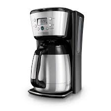 Black And Decker 12 Cup Programmable Coffee Maker Manual Black Decker 12 Cup Thermal Programmable Coffeemaker Stainless Steel Cm2036s Silver Stainless Steel Coffee Maker Thermal Coffee Maker Coffee Maker