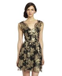 Birthday Black And Gold Party Dress Black And Gold Dress 40th Birthday Party Fashion Gold Dress Lace Dress