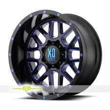 Black And Blue Wheels For Trucks Xd Series Xd820 Grenade Black Milled Blue Wheels For Sale Xd Series Xd820 Grenade Rims And Tires Rims And Tires Wheel Rims Truck Rims And Tires