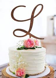 L Cake Topper Wedding Cake Topper Initials Cake Topper Etsy In 2020 Letter Cake Toppers Wedding Cake Toppers Letters Wedding Cake Toppers Initials