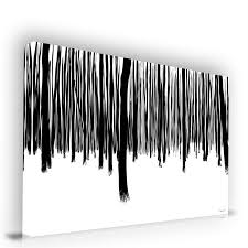 Black And White Canvas Painting Black And White Forest Abstract Wall Art Canvas Print Artwork Modern Wall Art Canvas Abstract Wall Art White Art
