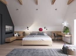 Geraumiges Schlafzimmer Mit Dachschrage Schlafzimmer Gestalten Schlafzimmer Dachschrage Schlafzimmer Einrichten