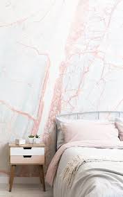 Bronze Marble Wallpaper Faux Texture Design Muralswallpaper Pink Marble Wallpaper Marble Wallpaper Bedroom Girls Bedroom Wallpaper