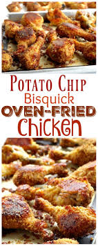 Bisquick Oven Fried Chicken Recipe Video Recipe These Potato Chip Bisquick Oven Fried Drumsticks Are Crispy Crunchy And Delicious Wi Fried Chicken Recipes Fries In The Oven Poultry Recipes