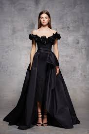 Detachable Pleated Taffeta Overskirt With Large Bow Detail Cocktail Dress Lace Fashion Gorgeous Dresses