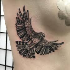 Forearm Bird Of Prey Tattoo Decorative Hawk Tattoo By Beau Parkman Blackandgrey Realism Beauparkman Bird Decorative Hawk Hawk Tattoo Stomach Tattoos Women Body Art Tattoos