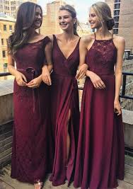 Long Bridesmaid Dresses Wedding Party Dresses Burgundy Bridesmaid Dresses Simpl Cheap Long Bridesmaid Dresses Bridesmaid Dresses Online Lace Bridesmaid Dresses