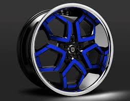 Black And Blue Wheels For Trucks Custom Blue And Black Finish Wheel Wheel Rims Alloy Wheels Cars
