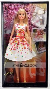 Barbie Doll Black Label Collection The Barbie Look Barbie Doll W Floral Dress Black Label Dvp55 Nrfb Mattel Inc Mattel Dolls Floral Dress Black Floral Dress Barbie Dress