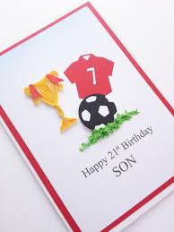 Diy Birthday Card For Father From Son Men S Birthday Football Quilled Card Dad Brother Son By Joscinta 5 00 Quilling Birthday Cards Birthday Cards For Men Birthday Cards For Boys