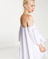 Image 2 Of Off The Shoulder Dress With Bow From Zara Dress With Bow Dresses Womens Dresses