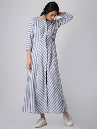 Black And White Striped Maxi Dress Online India Buy Online At Jaypore Com Cotton Dress Indian Maxi Dress Cotton Maxi Dress