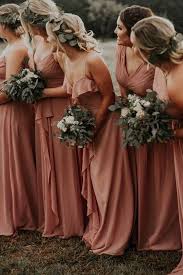 20 Rustic Bohemian Rust Wedding Color Ideas For 2020 Fall Bridesmaid Dresses Country Bridesmaid Dresses Rust Bridesmaid Dress