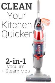 Bissell Symphony Pet Steam Mop And Steam Vacuum Clean Your Kitchen Quicker Bissell Symphony 2 In 1 Vacuum Plus Steam Mop Review Steam Mop Cleaning Vacuums