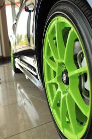 Black And Neon Green Rims Car Scion Green Wheels Rims Tires Pretty Limegreen Lime Green Toyota Fancy Neat Acessorios Para Carros Carros Rodas Esportivas
