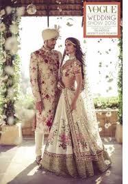 Matching Wedding Dresses For Bride Groom In 2019 Indian Wedding Dress Indian Bridal Wear Indian Dresses