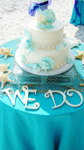 Aqua Beach Wedding Cake Beach Wedding Cake Beach Theme Wedding Cakes Aqua Beach Weddings