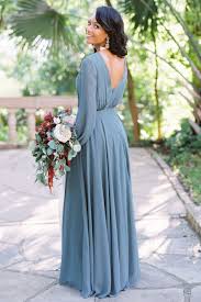 Juliet Chiffon Long Sleeve Dress Long Sleeve Chiffon Dress Bridesmaid Dresses Plus Size Long Sleeve Bridesmaid Dress