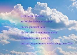 Auf Wolke Sieben Schweben Geburtstagsspruch Geburtstag Zitate Geburtstagsspruche Geburtstag Gedicht