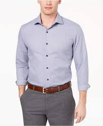 Tasso Elba Men S Dobby Shirt Created For Macy S Formal Men Outfit Mens Outfits Shirts