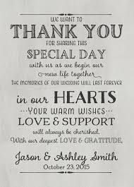 Wedding Thank You Card With Pre Printed Thank You Message On Etsy Thank You Messages Wedding Thank You Messages Wedding Thank You