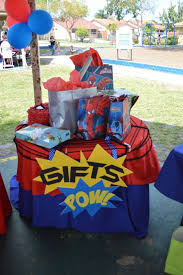 Birthday Party Ideas For 6 Year Old Boy Near Me Spiderman Birthday Party Ideas Photo 6 Of 6 Spiderman Birthday Party Marvel Birthday Party Superhero Birthday Party
