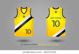 Black And Yellow Jersey Shirt Basketball T Shirt Design Uniform Set Of Kit Basketball Jersey Template Black And Ye Basketball Tshirt Designs Basketball T Shirt Designs Athletic Tank Tops