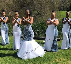 Shweshwe Dresses Trends Of 2019 Reny Styles African Bridesmaids African Bridesmaid Dresses African Wedding Dress