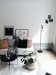 Living Room Ikea Black And White Rug Livingroom Ikea Sofa Soderhamn White Rug Lamp Black Metal Minimalist Living Room Apartment Living Room Design Mid Century Living Room Minimalist Living Room
