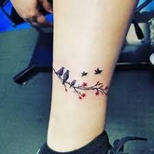 Family Birds On A Wire Tattoo Image Result For Women S Foot Tattoos Birds On A Wire Foot Tattoos Trendy Tattoos Tattoos For Daughters