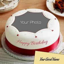 Name Photo Editing Birthday Cake With Photo Frame Happy Birthday Cake With Edit Name And Photo Happy Birthday Cake Photo Happy Birthday Cake Pictures Happy Birthday Cakes