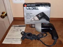Black And Decker Rotary Tool Manual Black And Decker 3 8 Inch Variable Speed Reversing Drill Model 7190 With Instr Black Decker Drill Corded Drill