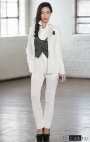 Women S Ivory Diamond White Tuxedo Ladytux Peak Lapel Slim Fit Belt Loops Satin Lapel Female Tuxedo Su Tuxedo Women Bridesmaid Suits Tuxedo Women Suits