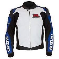 Black And Blue Motorcycle Jacket Suzuki Gixxer Motorcycle Leather Jacket Material 100 Cowhide Leather Nd Made Custom Jacket Armour Arms Shoulders Back Ebay Moda Uomo Black Style